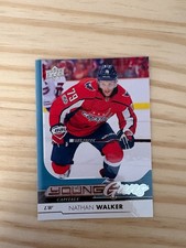 2017-18 Upper Deck #223 Nathan Walker YG RC - Washington Capitals