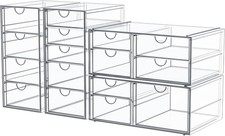 Makeup Organizer Storage W/ 16 Drawers 4 Pcs Desktop Office Supplies Desk