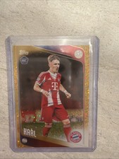 2025-26 Topps Uefa Club Competitions - Lennart Karl #187 Gold Raindrops /50 (RC)