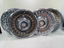 1961 1962 Cadillac Deville Eldorado 15 Used Stainless Steel Wheel Cover Hubcap