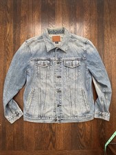 The Gap 1969 Men s Light Wash Denim Jacket Size XL Classic Button-Up Y2K 90s