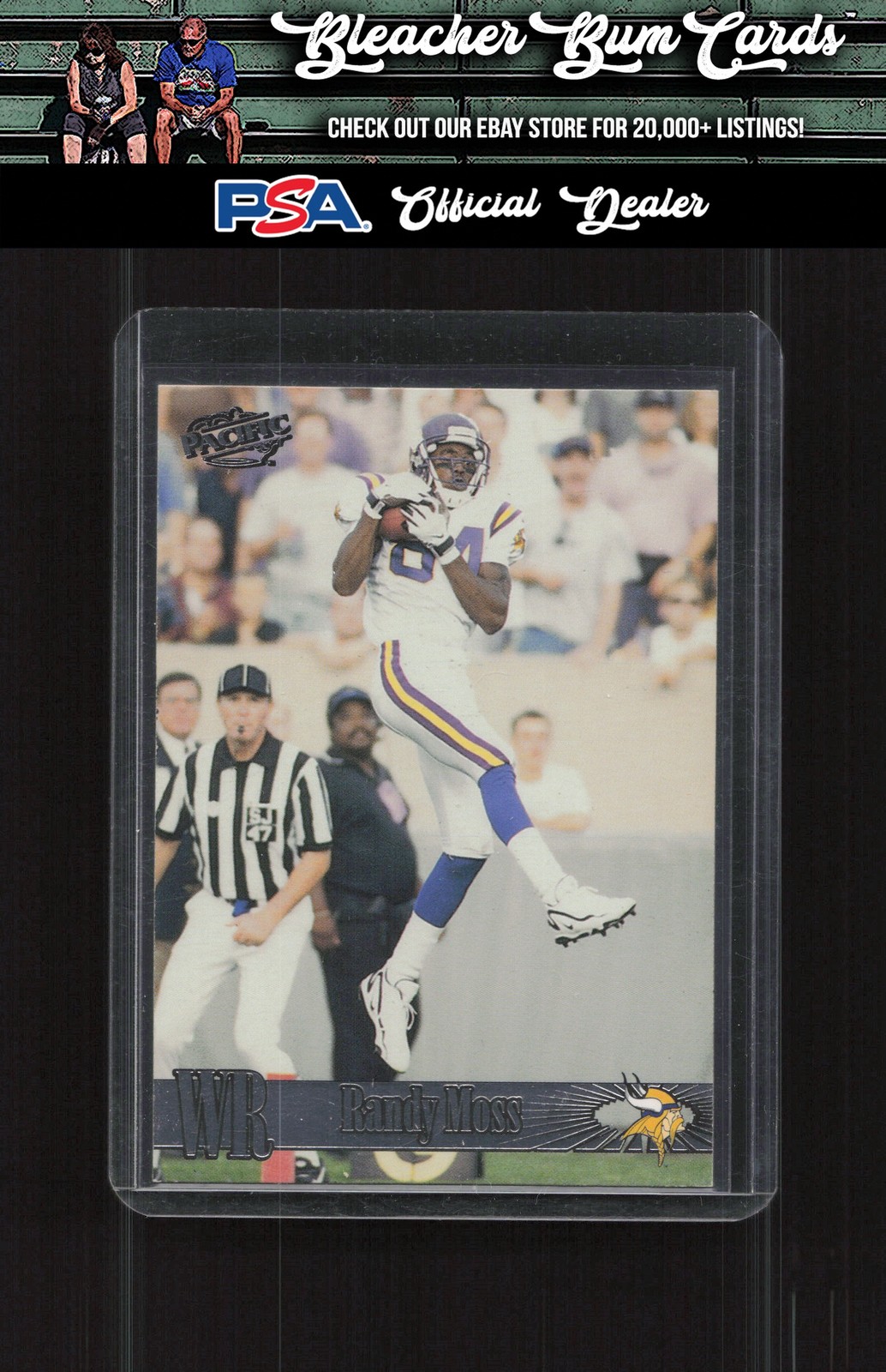 1998 Pacific 244 Randy Moss Rookie