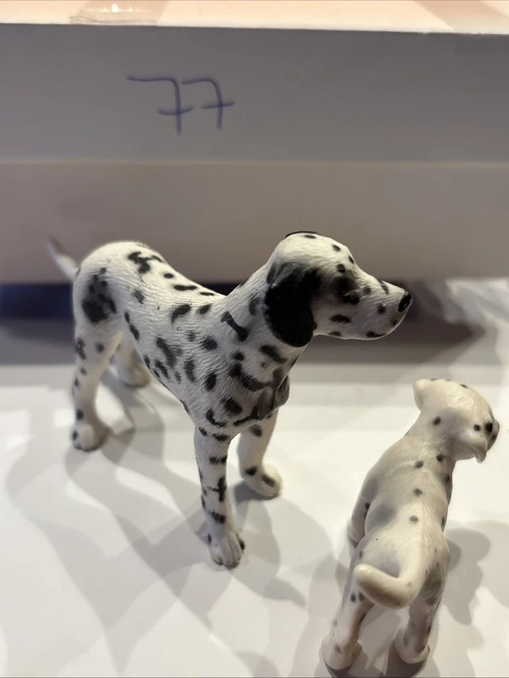 Schleich Dalmatiner Rüde 16346 2006 + 16347 Dalmatiner Welpe - Bild 2 von 4