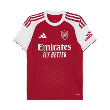Adidas Arsenal 2025/26 Home Jersey Better Scarlet White KR Sizing