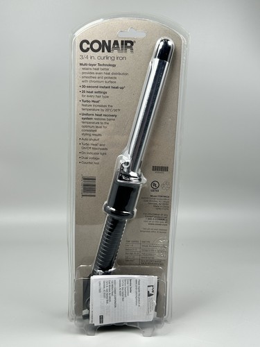 Conair Hot Sticks Instant Heat 3/4 Inch Curling Iron 25 Heat Settings - NEW - Picture 2 of 8