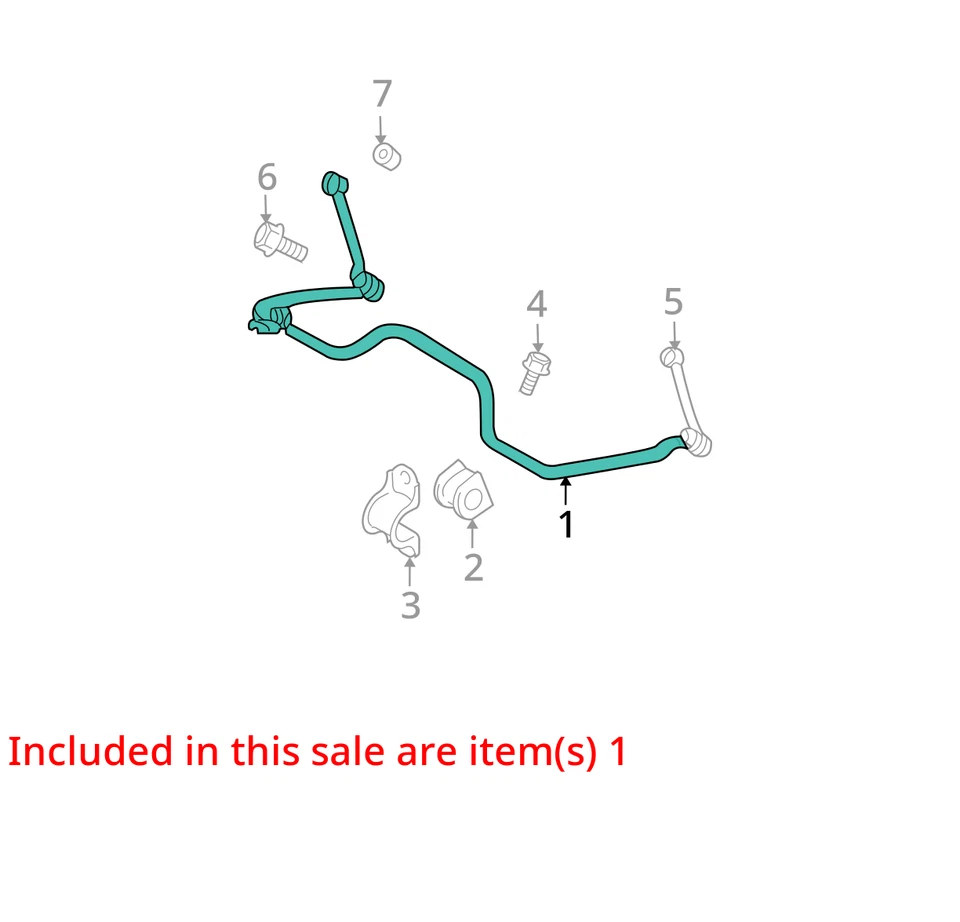 2005 Dodge Durango 4X4 Rear Stabilizer Bar OEM 133K Miles - LKQ422578156 - Image 4 of 4