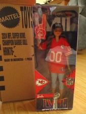 2024 Mattel NFL Super Bowl Champion Barbie Signature Doll Kansas City Chiefs