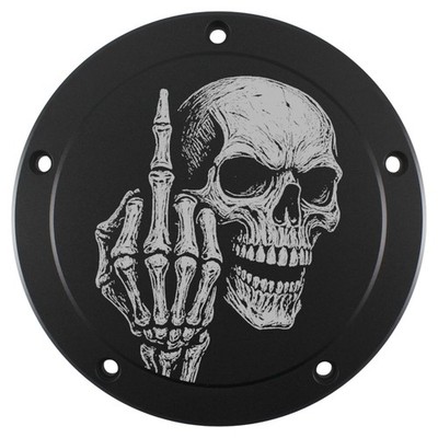 Harley Dyna Super Glide Sport  2017   Derby-Cover / Motordeckel   Fuck You Skull