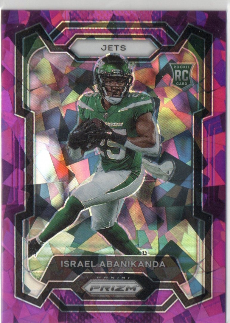 Israel Abanikanda Panini Prizm #379 Purple Ice