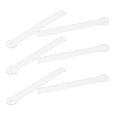 6 Stück transparente Acryl-Ohrring-Stäbchen, Ohrstecker-Schmuck-Display-Halter