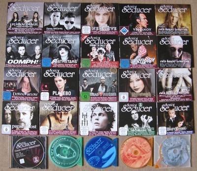 30 CDs Sonic Seducer ; Vol. 29 bis 115 von 2006 bis 2011 - alte gute Gothictitel