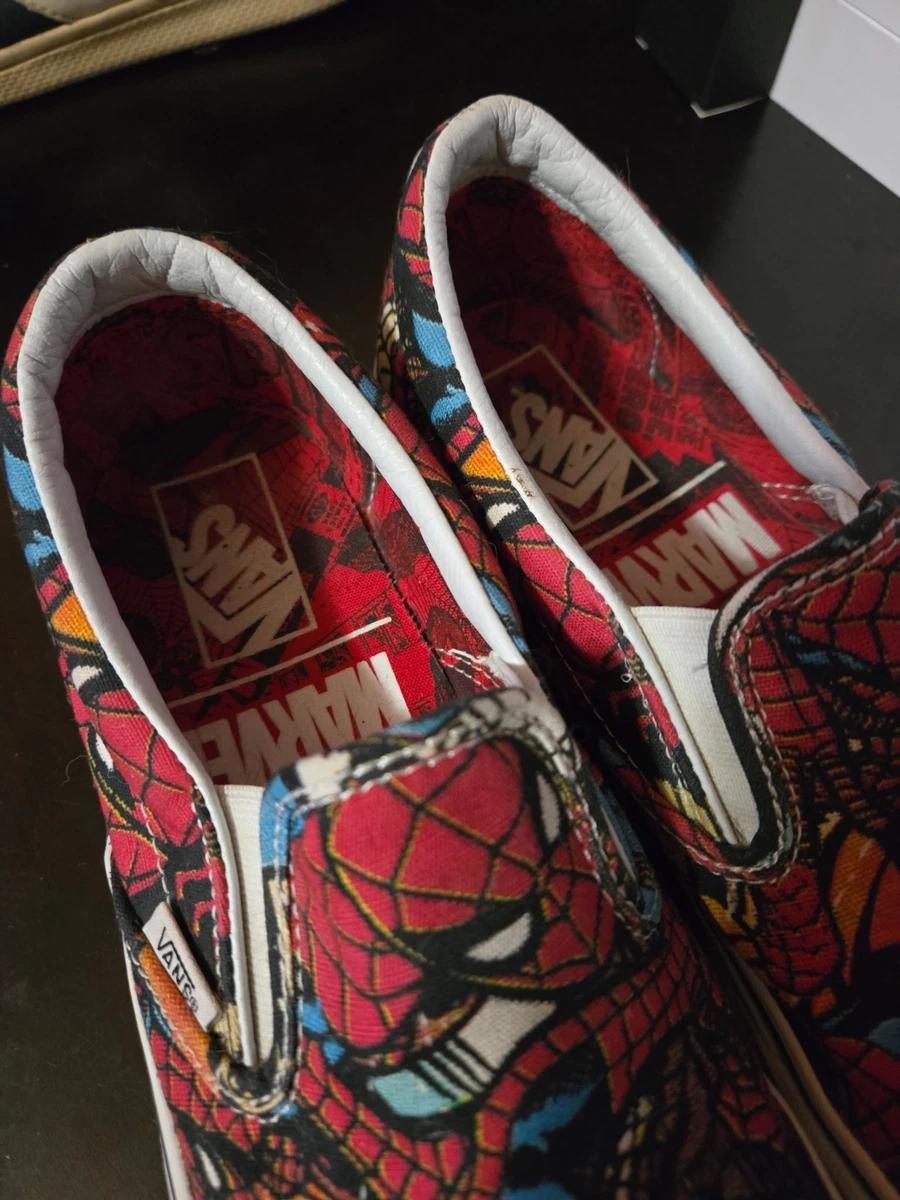 VANS Classic Slip-On Marvel Spiderman - vn0a38f79h7 for Sale