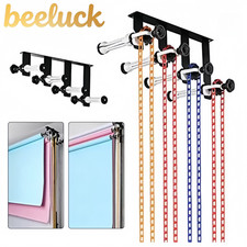 Photography 3 Roller Backdrop Wall Mount Manual Background Roller Support System