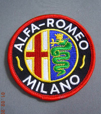 Alfa Romeo Cars Iron-on Automotive Car Patch 3 Giulia Stelvio 4c- New Color