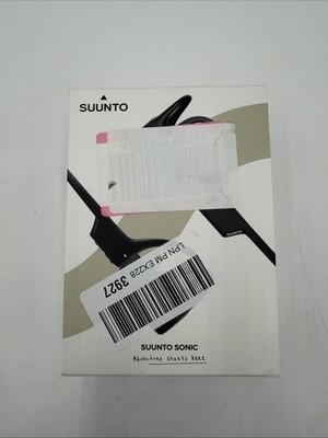 SUUNTO Sonic Open-Ear Bone Conduction Sports Headphone Black with Power Bank