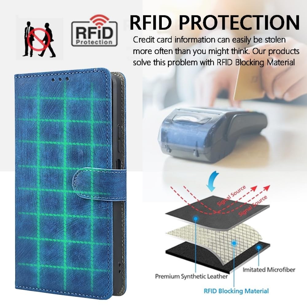 Étui Cuir TCL NxtPaper 11 Coque Antichoc RFID avec Support Multi-Angle Intégré - 2