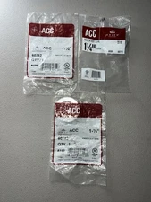Lot of 3 Halex ACC 60712 Knockout Seals 1-1/4” – New Unopened Bags