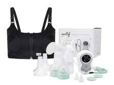 Motif Duo Double Electric Breast Pump with Hands-Free Pumping Bra - MEW OPEN BOX