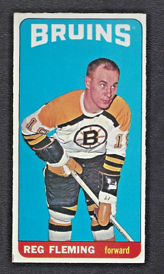 1964 Topps #35 Reg Fleming Vintage Boston Bruins NHL Hockey Tall Boy ...