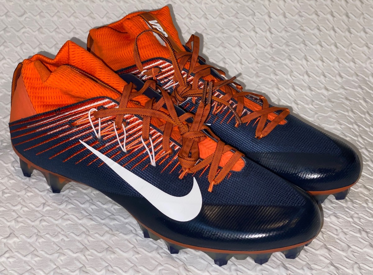 NIKE Vapor Untouchable 2 TD Mid Navy Blue Orange Flyweave