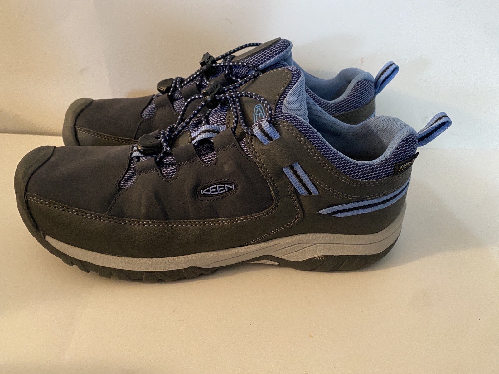 Scarpe da ginnastica KEEN Targhee blu escursionismo trail atletica ragazzo bambino US 7