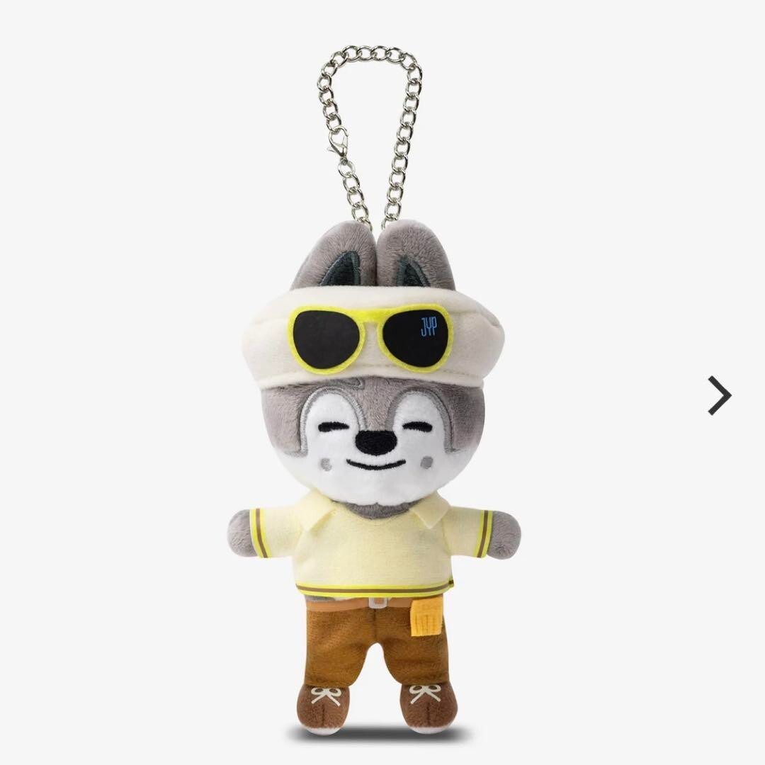 STRAY KIDS SKZOO BAG CHARM Wolf Chan Bang Chan JYP JAPAN POP