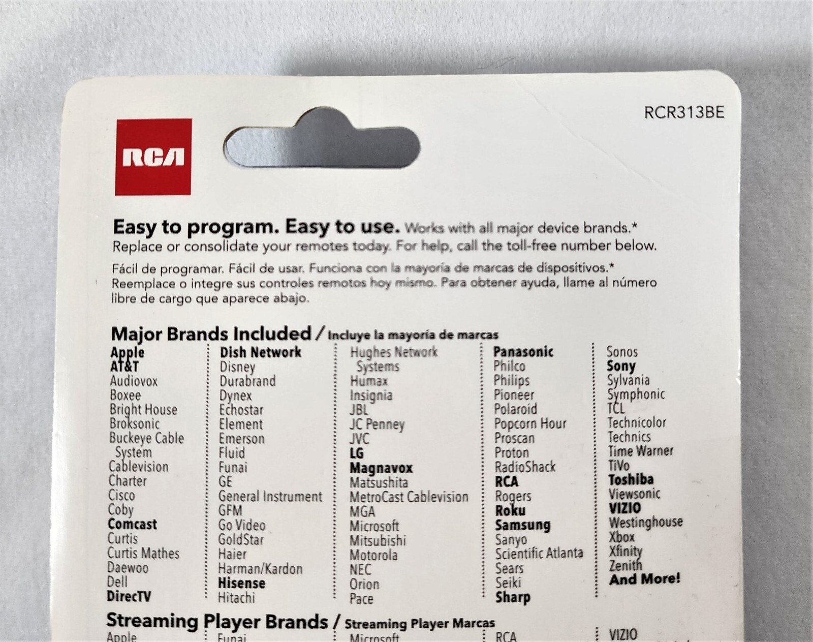 RCA 3-Device Backlit Universal Remote Control (RCR313BE)- New