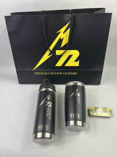 Metallica M72 World Tour Yeti Rambler 16/20 Oz Combo Pic Set Geschenk Pop Up Shop - Bild 1 von 22