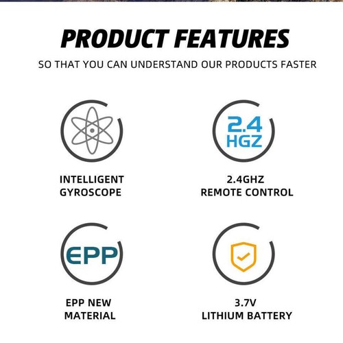 2.4GHz 2CH 556mm Eagle Bionic RC Plane Radio Remote Control Glider RTF Airplane - Picture 7 of 9