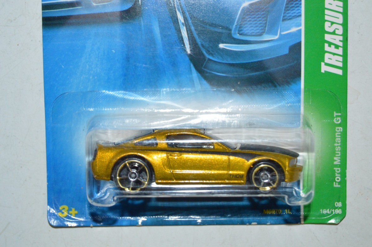 2008 Hot Wheels Treasure Hunt Ford Mustang GT Gold 1:64