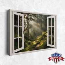 Path of Golden Quiet Wall Art, Canvas Print for Home Decor, Wall Decor Poster