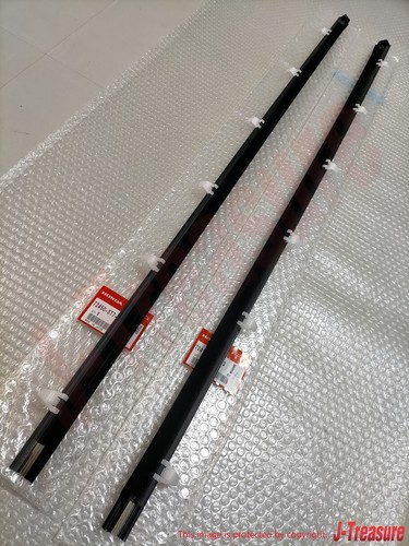 HONDA ACURA INTEGRA DC1 DC2 Genuine Front Door Window Molding RH & LH Set OEM - Picture 3 of 20