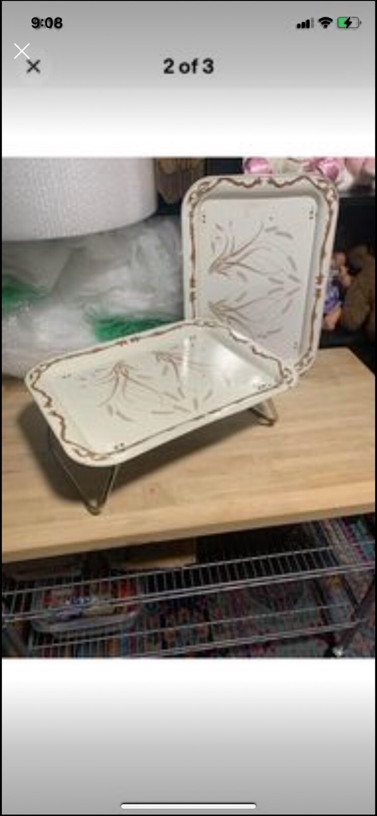 vintage tv trays eBay