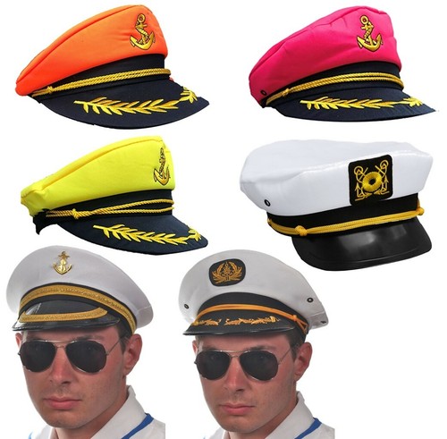 Anchor Sailor Hat Captain Navy Unisex 