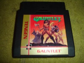 Gauntlet (Nintendo Entertainment System, 1987) NES Tengen Black Cart and 2 Cases