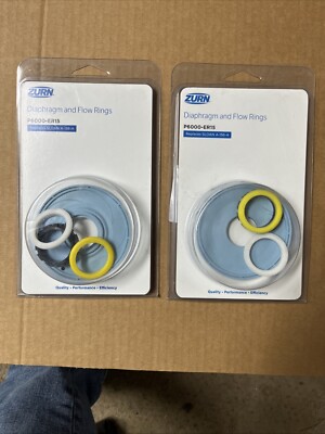 Zurn Chemical-Resistant /Diaphragm  3 Flow Rings for AquaFlush Flush Valve (2PK)