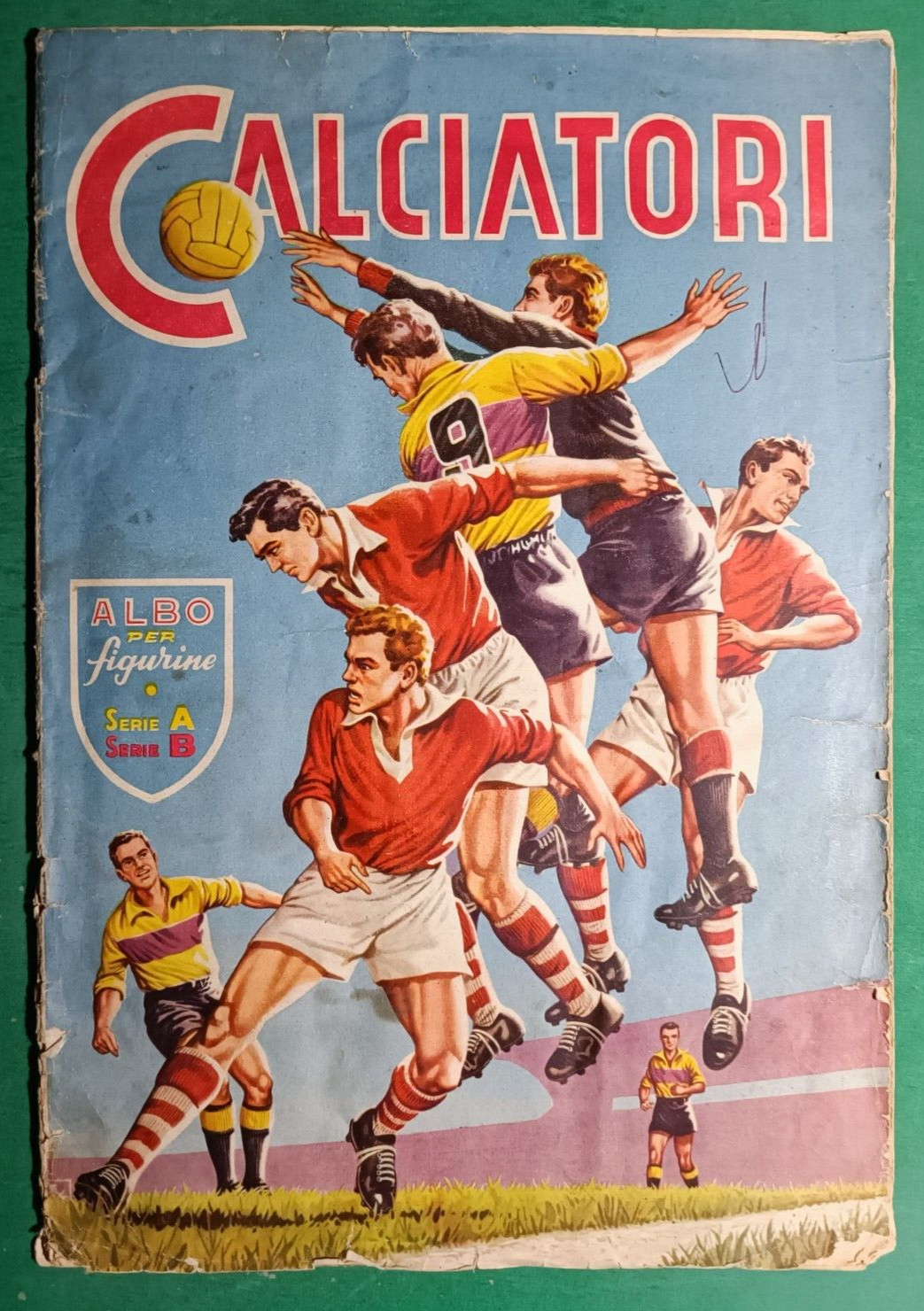 R@RIT@' ALBUM CALCIATORI EDIZIONI LAMPO 1959 COMPLETO - 6 FIGURINE -10104