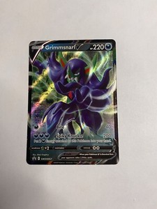 Pokemon TCG Grimmsnarl V (Ultra Rare) Near Mint Sword & Shield Promo SWSH057