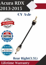 New OE Rear Right CV Axle For 2013-2015 Acura RDX 3.5L Lifetime Warranty
