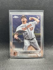 2022 Topps Sonic Chrome Base #49 Alexander Wells - Baltimore Orioles
