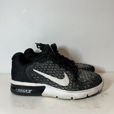 Size Nike Air Max Sequent Black White