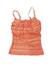 Fantasie GEOMETRIC PRINT Underwire Scoop Neck Tankini Swim Top , US 32G