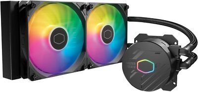 Cooler Master MasterLiquid 240L Core ARGB CPU Flüssigkeitskühler - Zweikammer