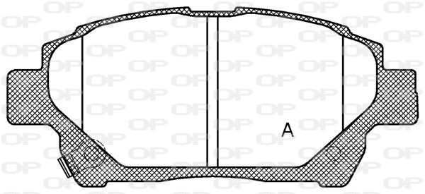 Plaquettes de frein avant pour Toyota iQ 1.0 et Aston Martin Cygnet