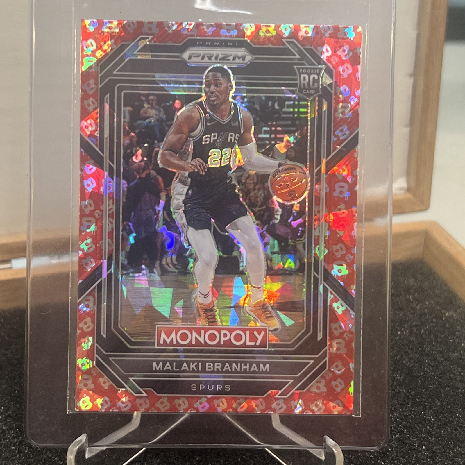 2022-23 Panini Prizm Monopoly - Free Parking Prizm #81 Malaki Branham (RC)