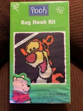 NEW Winnie The Pooh TIGGER Rug Hook Kit Tool Included 12 x12 Disney Caron Int.