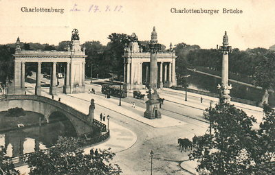 Postcard, Charlottenburg-Charlottenburger Brücke (AB)20208