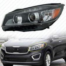 For 2016 2017 2018 Kia Sorento Halogen w/ LED Accent Headlight Assembly Driver