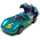Hot Wheels Redline Lola GT70 Car 1968 Aqua Made In United States
