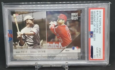 PSA 10 2018 Topps Now Moment Of The Week MOW1 Shohei Ohtani RC